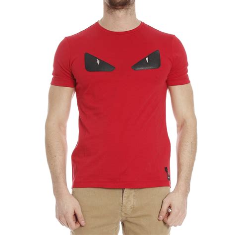 red fendi t shirt|Fendi superboy t shirt.